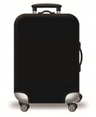 Κάλυμμα Βαλίτσας XL AMBER Black AM500-04 Ενηλίκων