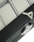 Θήκη Ρολογιών DAVIDTS Μαύρο - Γνήσιο Δέρμα 378812-01  31.5 x 8x 21.5 Θήκες Κοσμημάτων/Ρολογιών