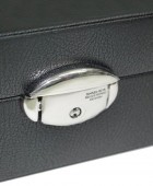 Θήκη Ρολογιών DAVIDTS Μαύρο - Γνήσιο Δέρμα 378812-01  31.5 x 8x 21.5 Θήκες Κοσμημάτων/Ρολογιών