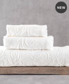 Σετ πετσέτες μπάνιου 3 τεμ. (σε κουτί)  SIENNA ECRU, RYTHMOS HOME Σετ πετσέτες Mπάνιου