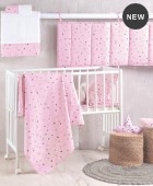 Πάντα κούνιας (43Χ200) BLAZE PINK, RYTHMOS HOME Βρεφικές Πάντες Κούνιας