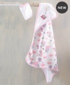 Σετ βρεφική κάπα με γαντάκι PINK UNICORN (σε σακούλα), RYTHMOS HOME Βρεφικές Κάπες