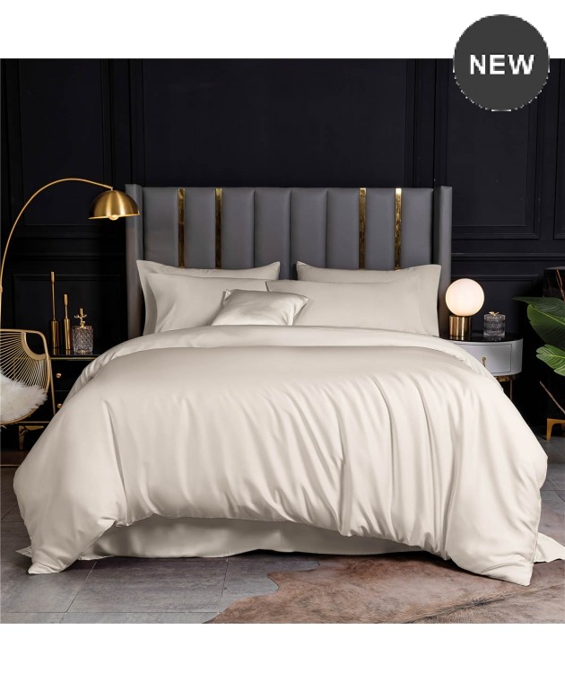 Σετ σεντόνια Υ/Δ (250X270) BAMBOO BEIGE, RYTHMOS HOME Σεντόνια Υπέρδιπλα