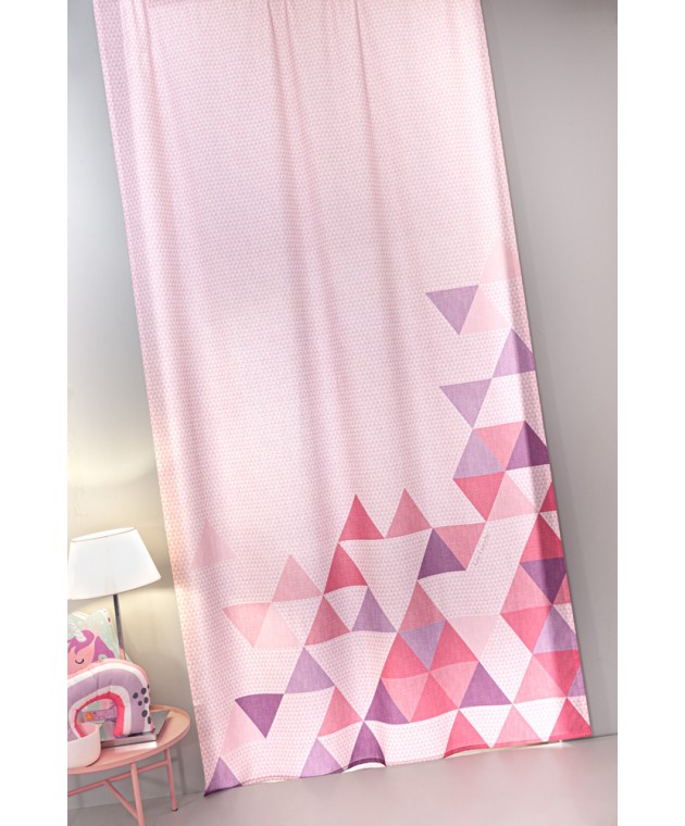 Κουρτίνα TWO 2 TWENTY FUCHSIA 145x270 Παιδικές Κουρτίνες
