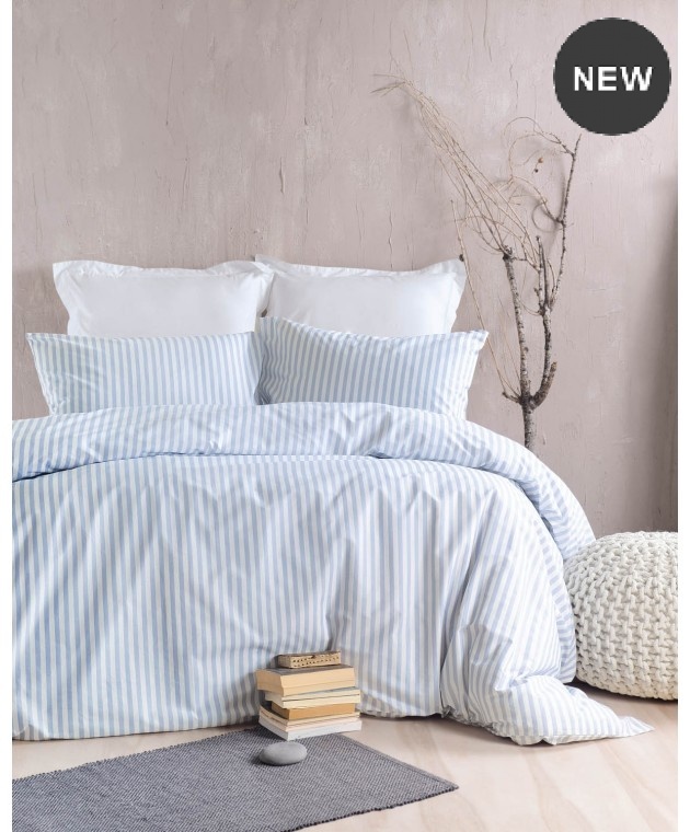 Σετ σεντόνια Υ/Δ (230Χ270) ELOISE BLUE, RYTHMOS HOME Σεντόνια Υπέρδιπλα