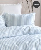 Σετ παπλωματοθήκη μονή (160Χ250) ELOISE BLUE, RYTHMOS HOME Παπλωματοθήκες Μονές
