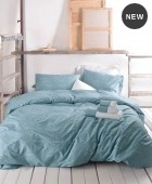 Σετ παπλωματοθήκη Υ/Δ (225Χ250) CHARISMA TURQUOISE, RYTHMOS HOME Παπλωματοθήκες Υπέρδιπλες