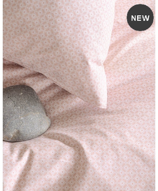 Σετ σεντόνια Υ/Δ (230Χ260) SINCLAIR PINK, RYTHMOS HOME Σεντόνια Υπέρδιπλα