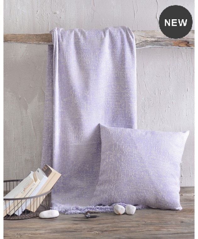 Ριχτάρι τριθέσιου (180Χ280) CANDA LILAC, RYTHMOS HOME Διθέσιου