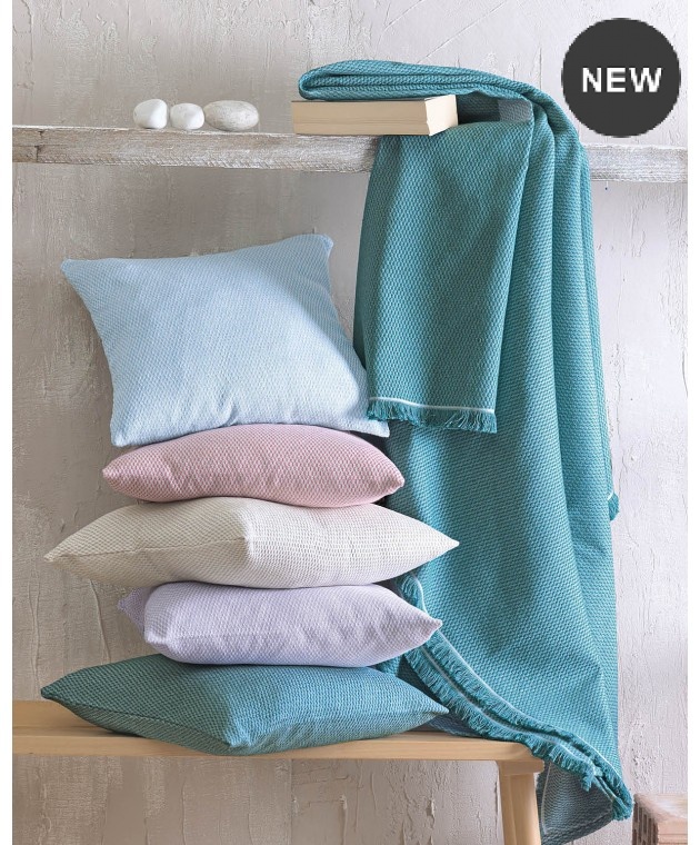 Διακοσμητική μαξιλαροθήκη (40Χ40) UTOPIA LILAC, RYTHMOS HOME Μαξιλαροθήκες