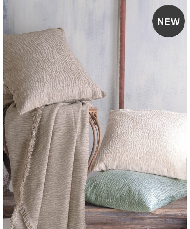 Διακοσμητική μαξιλαροθήκη (40Χ40) BRETTON BEIGE, RYTHMOS HOME Μαξιλαροθήκες