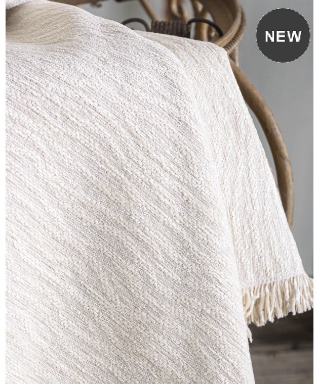 Ριχτάρι διθέσιου (180Χ240) BRETTON ECRU, RYTHMOS HOME Διθέσιου