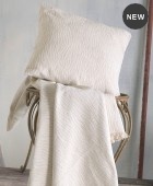 Ριχτάρι διθέσιου (180Χ240) BRETTON ECRU, RYTHMOS HOME Διθέσιου