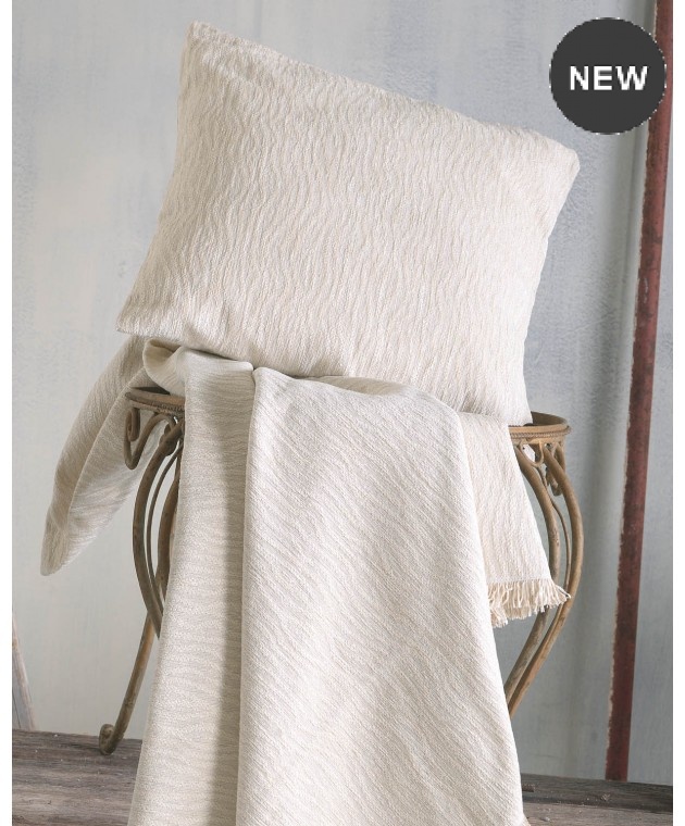 Ριχτάρι διθέσιου (180Χ240) BRETTON ECRU, RYTHMOS HOME Διθέσιου