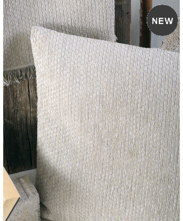 Διακοσμητική μαξιλαροθήκη (40Χ40) HONEY LIGHT GREY, RYTHMOS HOME Μαξιλαροθήκες