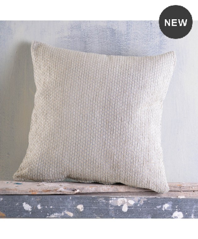 Διακοσμητική μαξιλαροθήκη (40Χ40) HONEY LIGHT GREY, RYTHMOS HOME Μαξιλαροθήκες