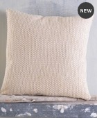 Διακοσμητική μαξιλαροθήκη (40Χ40) HONEY ECRU-YELLOW, RYTHMOS HOME Μαξιλαροθήκες