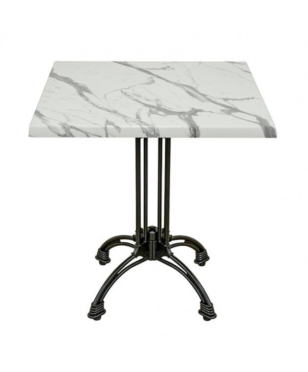 CITY 4ΝΥΧΗ ΑΛΛ. WERZALIT 70X70εκ. ΜΑΡΜΑΡΟ CARRARA Αλουμινίου