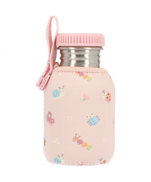 Aνοξείδωτο δοχείο νερού 350 ml Bugs της Tutete. Παγούρια-Θερμός