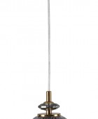PDC 1287 CR 1/Φ ΜΑΚΡΟΣΤΕΝΟ ΓΥΑΛΙΝΟ ΧΡΩΜΙΟ LED-7W ΔΙΑΚΟΣΜΗΤΙΚΟ ΚΡΥΣΤΑΛΛΟ ΦΩΤΙΣΤΙΚΑ ΟΡΟΦΗΣ