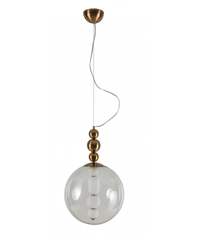 PDC 1286 ΔΙΑΦΑΝΗ ΜΠΑΛΑ ΜΕ LED-12W ΔΙΑΚΟΣΜΗΤΙΚΗ ΑΝΑΡΤΙΣΗ ΦΩΤΙΣΤΙΚΑ ΟΡΟΦΗΣ