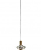 PDC 1287 TR 1/Φ ΜΑΚΡΟΣΤΕΝΟ ΓΥΑΛΙΝΟ LED-7W ΔΙΑΚΟΣΜΗΤΙΚΟ ΚΡΥΣΤΑΛΛΟ ΦΩΤΙΣΤΙΚΑ ΟΡΟΦΗΣ