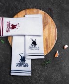 GREENWICH POLO CLUB ΠΕΤΣΕΤΕΣ ΚΟΥΖΙΝΑΣ ΣΕΤ 2TMX 40Χ60 2806 ΛΕΥΚΟ, ΜΠΛΕ Πετσέτες Kουζίνας