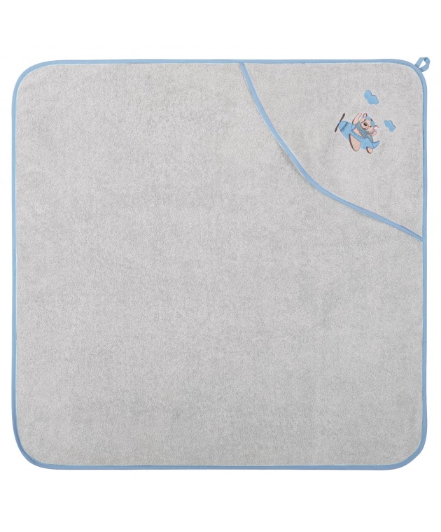 GREENWICH POLO CLUB ΚΑΠΑ ΒΑΒΥ 8851 BLUE, GREY 80Χ80 Βρεφικές Κάπες