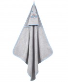 GREENWICH POLO CLUB ΚΑΠΑ ΒΑΒΥ 8851 BLUE, GREY 80Χ80 Βρεφικές Κάπες