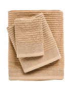 DAS HOME ΣΕΤ ΠΕΤΣΕΤΕΣ 3ΤΕΜΑΧΙΑ DAILY 0743 BEIGE Σετ πετσέτες Mπάνιου