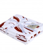 DAS HOME ΣΕΤ ΠΟΤΗΡΟΠΑΝΑ 2ΤΜΧ 40Χ60 0736 BORDEAUX, WHITE Ποτηρόπανα