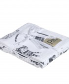 DAS HOME ΣΕΤ ΠΟΤΗΡΟΠΑΝΑ 2ΤΜΧ 40Χ60 0735 GREY, WHITE Ποτηρόπανα