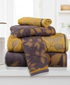 DAS HOME ΣΕΤ ΠΕΤΣΕΤΕΣ 3ΤΕΜΑΧΙΩΝ DAILY 0753 GREY, YELLOW Σετ πετσέτες Mπάνιου