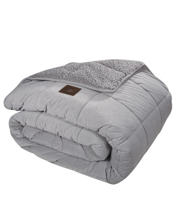 GREENWICH POLO CLUB ΚΟΥΒΕΡΤΟΠΑΠΛΩΜΑ ΥΠΕΡΔΙΠΛΟ SHERPA 3480 GREY 220Χ240 Κουβερτοπαπλώματα  Υπέρδιπλα