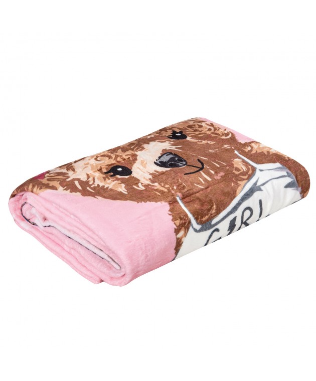 GREENWICH POLO CLUB JUNIOR ΚΟΥΒΕΡΤΑ FLEECE 8839 BEIGE, GREY, PINK 160Χ220 Κουβέρτες Fleece