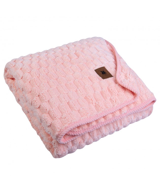 GREENWICH POLO CLUB ΚΟΥΒΕΡΤΑ FLEECE 80X110 ΒΑΒΥ 8848 PINK Αγκαλιάς-Λίκνου