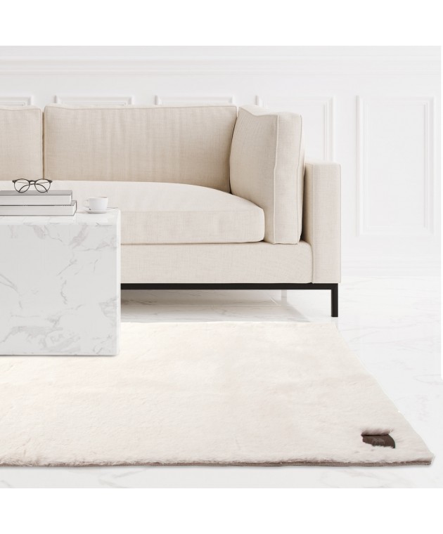GREENWICH POLO CLUB ΧΑΛΙ 150X200 FAUX FUR 3107 ECRU Γούνινα Χαλιά