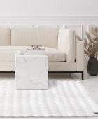 GREENWICH POLO CLUB ΧΑΛΙ 150X200 FAUX FUR 3111 WHITE Γούνινα Χαλιά