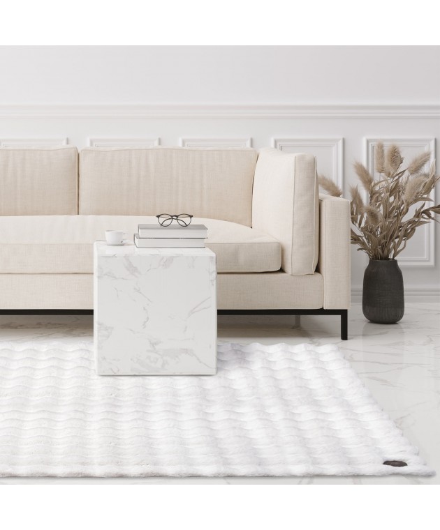 GREENWICH POLO CLUB ΧΑΛΙ 150X200 FAUX FUR 3111 WHITE Γούνινα Χαλιά