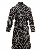 GREENWICH POLO CLUB ΜΠΟΥΡΝΟΥΖΙ LARGE 3098 BLACK, ECRU Μπουρνούζια