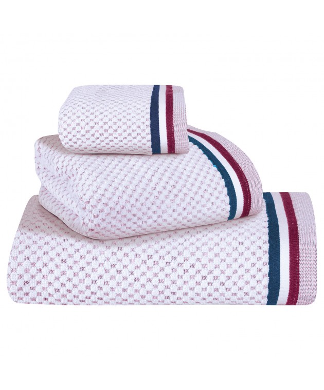 GREENWICH POLO CLUB ΣΕΤ ΠΕΤΣΕΤΕΣ 3 ΤΕΜΑΧΙΩΝ 3075 BLUE, RED, WHITE Σετ πετσέτες Mπάνιου