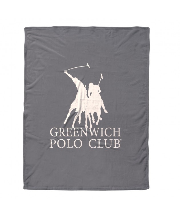 GREENWICH POLO CLUB ΚΟΥΒΕΡΤΑ FLEECE ΥΠΕΡΔΙΠΛH 3489 GREY 220Χ240 Κουβέρτες Fleece Υπέρδιπλες