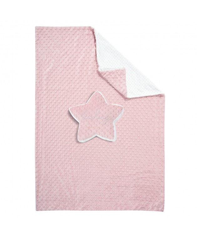 GREENWICH POLO CLUB ΚΟΥΒΕΡΤΑ FLEECE 75X100 ΒΑΒΥ 8847 PINK, WHITE Αγκαλιάς-Λίκνου