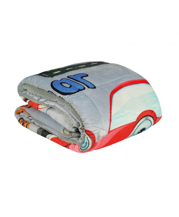 DAS KIDS ΚΟΥΒΕΡΤΟΠΑΠΛΩΜΑ 160Χ220 4923 GREY, RED Κουβερτοπαπλώματα