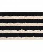 DAS HOME ΤΑΠΕΤΟ 50Χ80 0767 BLACK, IVORY Πατάκια Mπάνιου