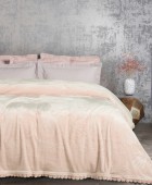 DAS HOME ΚΟΥΒΕΡΤΑ FLEECE 160Χ220 1185 PINK Κουβέρτες Fleece Μονές