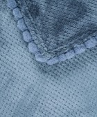 DAS HOME ΚΟΥΒΕΡΤΑ FLEECE 160Χ220 1186 DUSTY BLUE Κουβέρτες Fleece Μονές