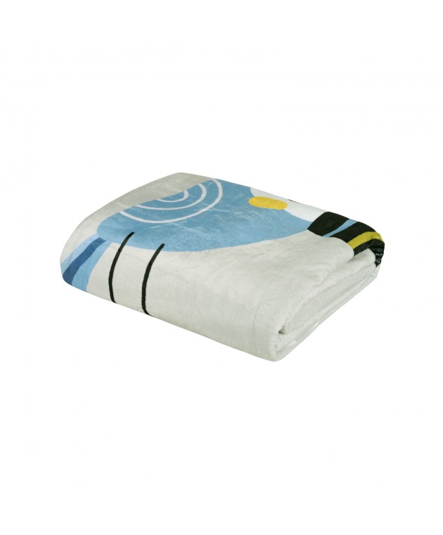 DAS KIDS ΚΟΥΒΕΡΤΑ FLEECE 160Χ220 4914 BLUE, GREY, MINT Κουβέρτες Fleece