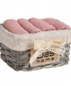 DAS HOME ΣΕΤ ΠΕΤΣΕΤΕΣ 4ΤΕΜΑΧΙΩΝ SOFT 4003 NUDE Σετ πετσέτες Mπάνιου