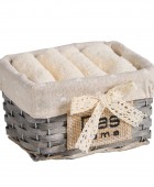 DAS HOME ΣΕΤ ΠΕΤΣΕΤΕΣ 4ΤΕΜΑΧΙΩΝ SOFT 4000 ECRU Σετ πετσέτες Mπάνιου